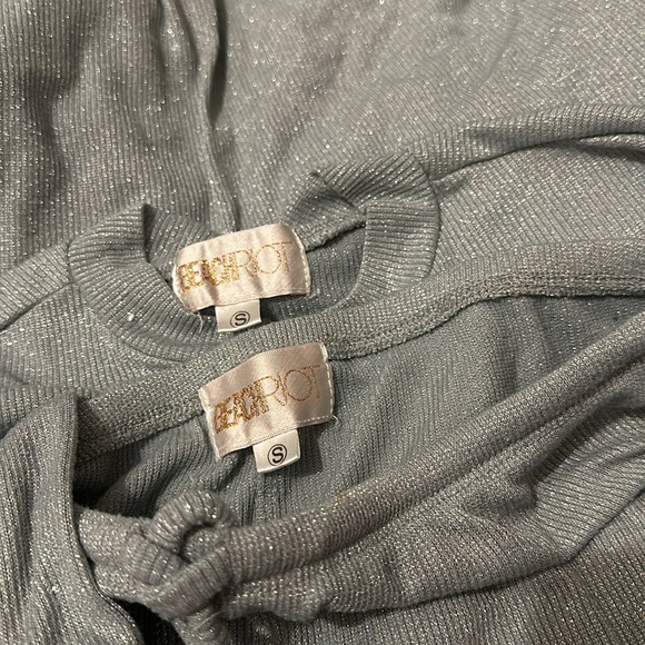 Beach riot silver metallic lounge set - Picture 4 of 4